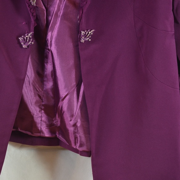 Ben Marc 3 pc Special Occasion/MOB/church Embellished Suit SZ 12 NWT - Picture 6 of 16